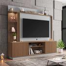 Home Painel Atlanta Tv até 65 Cinamomo/off-white/ripado