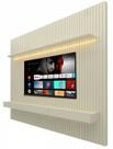 Home Suspenso 2.3 Ripado com LED Nobre Off White - Gelius Móveis