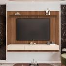 Home Suspenso AV 1.80m Para TV Até 65'' PolegadasCor Nogueira / Off White