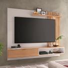 Home Suspenso Com Prateleira e Nicho Ambiente Elegante