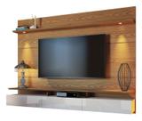 Home Suspenso Decore Led 2.2 Freijó com Off White - Imcal Móveis