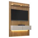 Home Suspenso Frisado Curitiba 1344 Cinamomo Off White com Led - Valdemóveis Home Suspenso Frisado Curitiba 1344 Cinamomo Off White com Led - Valdemóveis