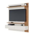 Home Suspenso Milan 1.5 para Sala de Tv até 65 Polegadas 2 Portas Off White Matte/ Freijó