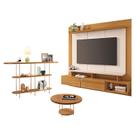 Home Suspenso Zenith Cinamomo Off White com Mesa de Centro Sky e Aparador Infinity Cinamomo - HB Móveis