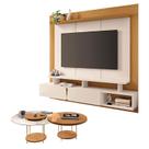 Home Suspenso Zenith Off White Cinamomo com Kit Mesa de Centro Sky Cinamomo - HB Móveis