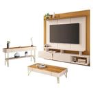 Home Suspenso Zenith Off White Cinamomo Com Mesa De Centro Cadenza E Aparador Vivant Off White Cinamomo - Hb Móveis