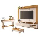 Home Suspenso Zenith Off White Cinamomo com Mesa de Centro Liz e Aparador Fiero Off White Cinamomo - HB Móveis