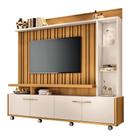 Home Theater Decorativo Titan TV até 60 Polegadas com LED Cinamomo/Off White G26 - HB Móveis