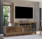 Home Theater Frizz Plus com Pés, Portas Frizadas, Espero e Led - Fen-di/Naturale Madetec
