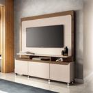 Home Theater Hb Móveis Quantum Para Tvs Off White/casta