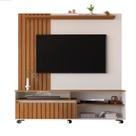 Home Theater Sala De Estar Corrediça Telescópica Três Nichos Havana - Giga Móveis