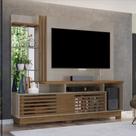 Home Theater Stall MDP 2 Portas 2 Prateleiras Iluminação LED até 60 Fendi/Naturale G97 - Gran Belo Home Theater Stall MDP 2 Portas 2 Prateleiras Iluminação LED até 60 Fendi/Naturale G97 - Gran Belo