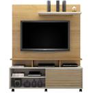 Home Theater Valdemóveis Star para TV de ate 60 polegadas com porta e nichos Cinamomo OFF White Home Theater Valdemóveis Star para TV de ate 60 polegadas com porta e nichos Cinamomo OFF White