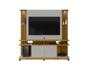 Home Theater York LED Ripado Naturalle/Off White - Bechara