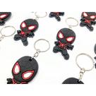 Homem Aranha Preto Black 10un Chaveiro Lembrancinha tema Festa Menino