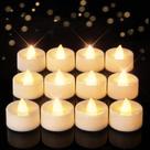 Homemory Juego de 12 Velas LED sin Llama con Temporizador de 6 Horas