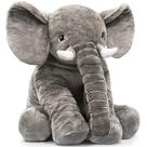 Homilia de brinquedo de pelúcia com elefante de pelúcia 60 cm
