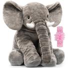 Homilia de brinquedo de pelúcia com elefante de pelúcia de 60 cm com elástico