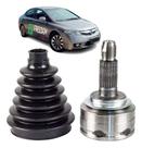 Homocinetica externa honda new civic 1.8 16v 24x26 dentes manual 2006 á 2011 junta fixa lado da roda