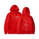 Hoodie Casual Unissex Oversized Com Estampa Do Álbum De Música Rapper Cactus Jack, Manga Longa