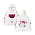 Hoodie Oversized Y2K Angel Dust Hazbin Hotel Anime, Fleece Quente, Streetwear Masculino