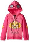 Hoodie Paw Patrol Skye para meninas pequenas, rosa quente, 5T