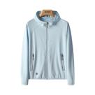 Hoodie Unissex Leve Com Proteção UV UPF50+, Jaqueta De Praia Respirável Em Seda Gelada Para Esportes
