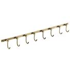 Hook Rack WINCASE Antique Brass 8 Hook Coat, banheira, montado na parede