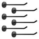 Hooks Near Moon 304 em aço inoxidável, pacote com 6 unidades, preto fosco Hooks Near Moon 304 em aço inoxidável, pacote com 6 unidades, preto fosco