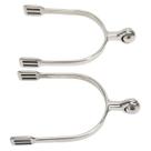 Horse Spurs Focket em aço inoxidável com bola de rolo lisa Horse Spurs Focket em aço inoxidável com bola de rolo lisa