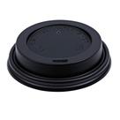 Hot Cup Lids Boardwalk para copos térmicos de 240 ml pretos 1.000/caixa