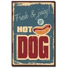 Hot dog - quadro retrô