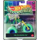 Hot Wheels - 1:64 - Tri-To-Crush-Me - Monster Trucks Brilha no Escuro - JCG68