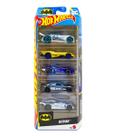 Hot Wheels Batman Conjunto Com 5 Mattel
