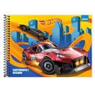 Hot Wheels Caderno Cartografia e Desenho Capa Dura 80fls Spiral