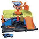Hot wheels city pista lava rápido da cidade - mattel hdr27
