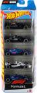 Hot Wheels Conjunto 5 Carros Formula 1 Metal Mattel - JLN11