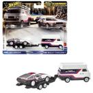 Hot Wheels DMC Delorean e HW Rally Hauler 1/64 Mattel FLF56