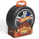 Hot wheels - maleta porta carrinho - em metal - guarda até 29 carrinhos