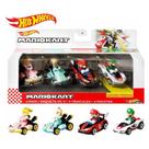 Hot Wheels Mario Kart Pack com 4 Veículos (GXX97) - Mattel Hot Wheels Mario Kart Pack com 4 Veículos (GXX97) - Mattel