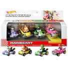 Hot Wheels Mario Kart - Pacote com 4 Veículos + 1 Exclusivo Hot Wheels Mario Kart - Pacote com 4 Veículos + 1 Exclusivo