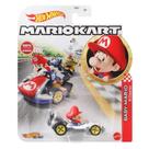 Hot Wheels Mini Veiculo Mario Kart Baby Mario - Mattel