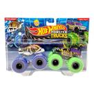 Hot Wheels - Monster Trucks 1:64 - Pack Com 2 - Piran-ahhhh