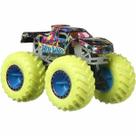 Hot Wheels Monster TRUCKS Brilha NO Escuro Mattel JFX08 Poduim Crasher VD