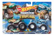Hot Wheels Monster Trucks c/2un - Smash squatch vs 32 degrees Hot Wheels Monster Trucks c/2un - Smash squatch vs 32 degrees