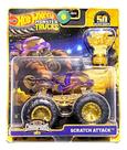 Hot Wheels Monster Trucks Gato Scratch Attack Beast Bashers