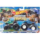 Hot Wheels Monster Trucks Pack com 2 - Snake Bite Contra Bigfoot - MATTEL