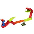 Hot Wheels Monster Trucks Pista Bone Shaker e Cobra - Mattel