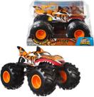 Hot Wheels Monster Trucks Tiger Shark, escala 1:24 em metal fundido