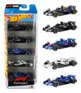 Hot Wheels Pack 5 Carrinhos Formula 1 2026 Jln11 Mattel F1 Colorido